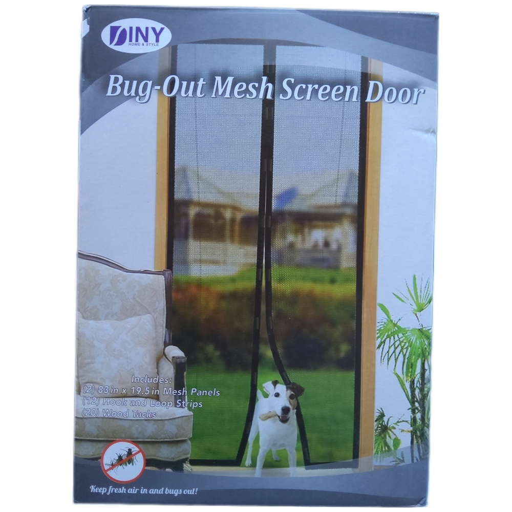 NEW Bug- Out Mesh Screen Door